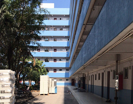 深圳厂区上下铺铁床到位！