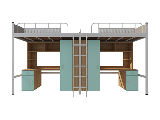 广东某达电子订购上下铺铁床案例