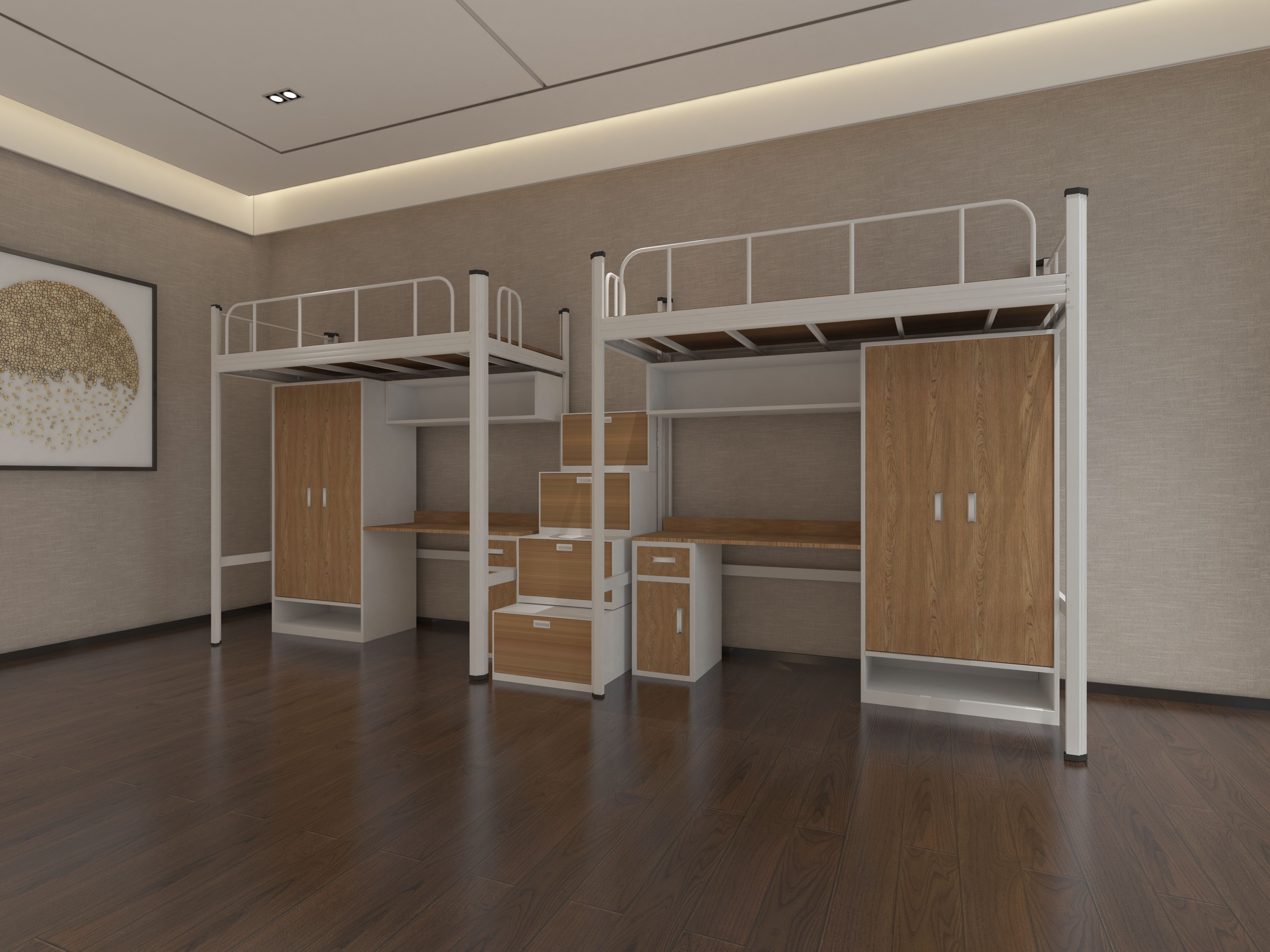 共用楼梯公寓床厂家批发