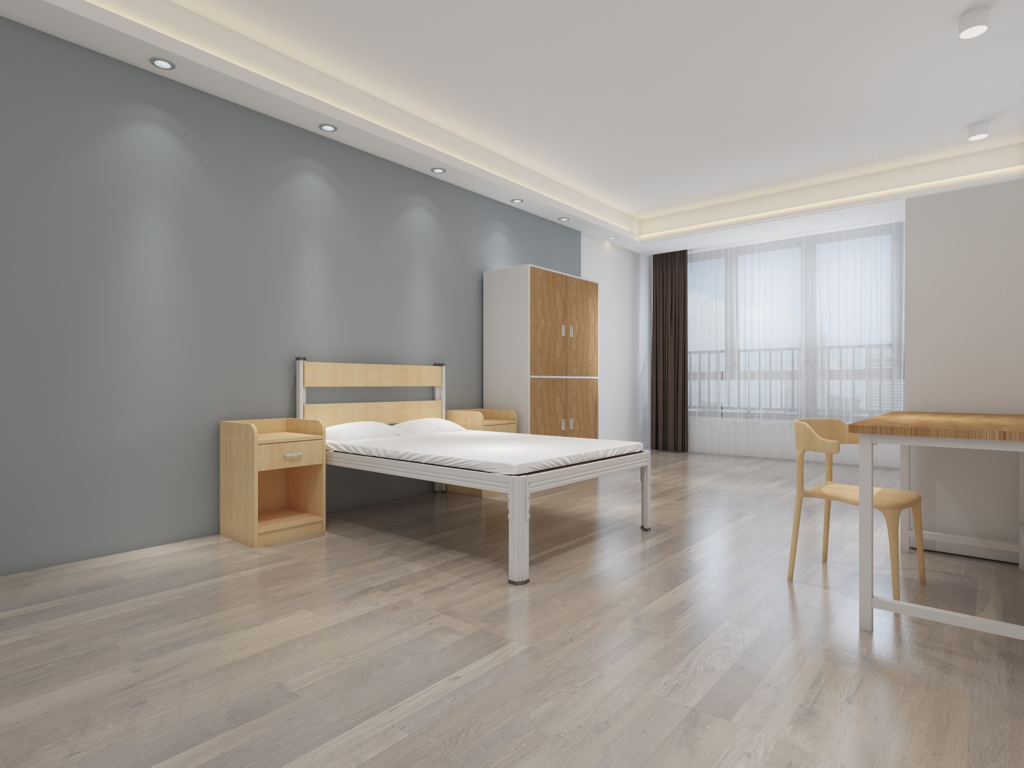 单层床 上下铺铁床生产厂家