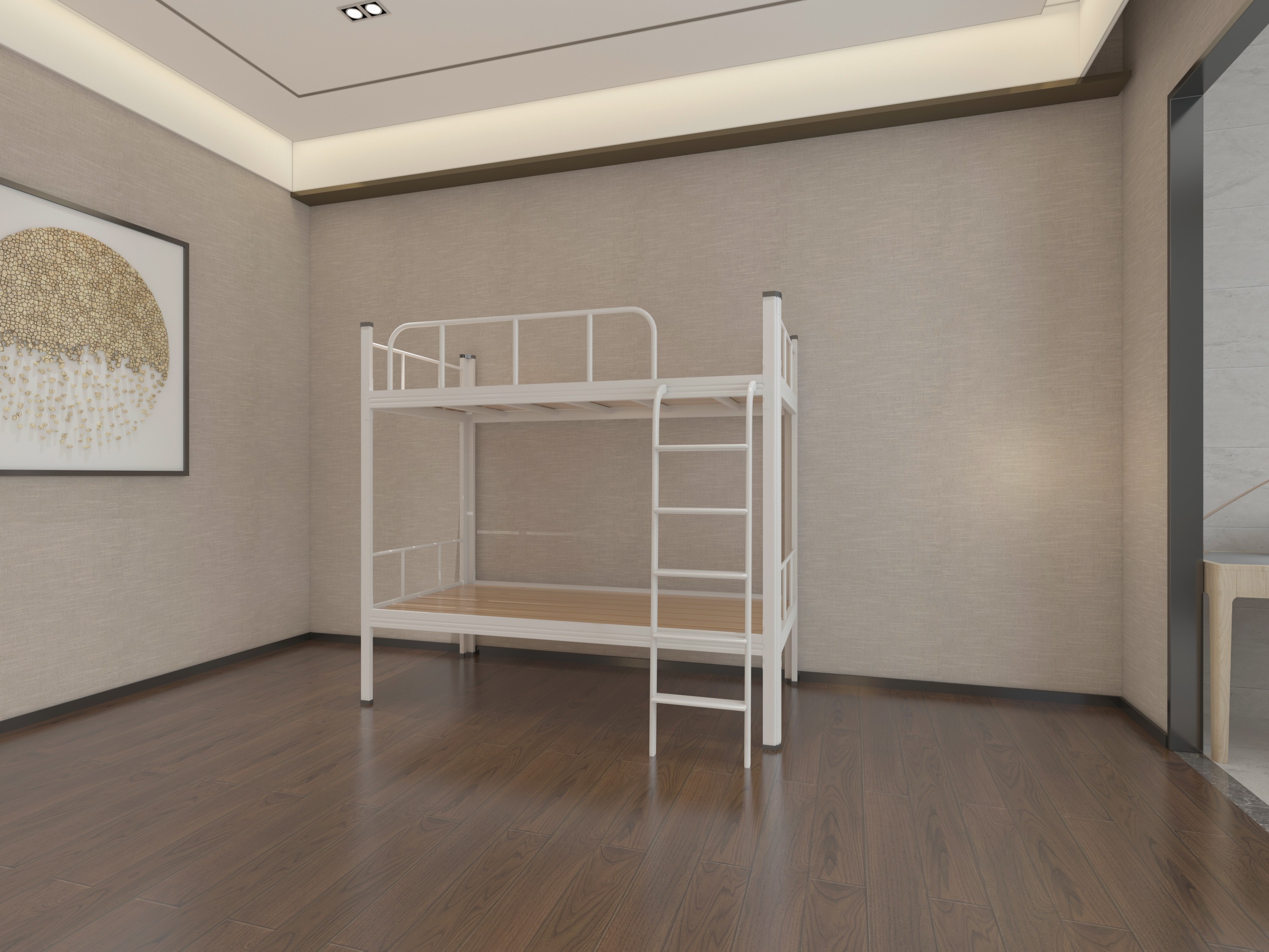 员工宿舍上下铺铁床定制 双层上下铺铁床的价格