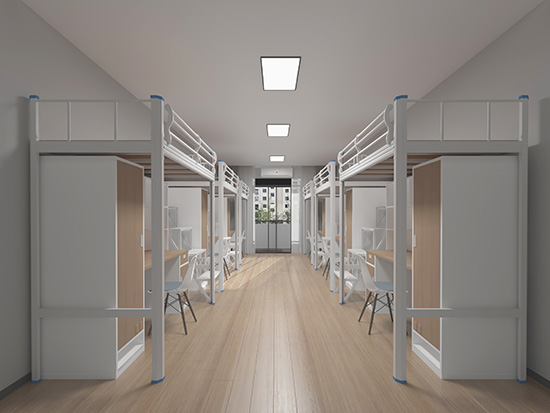 学生宿舍双层公寓床配件厂家