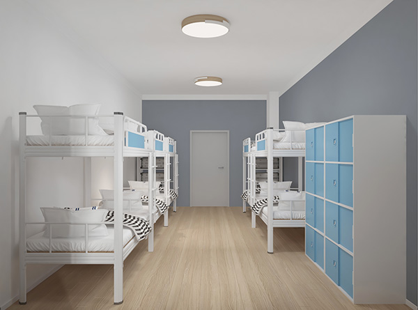 学生宿舍通用连体公寓床和衣柜组合