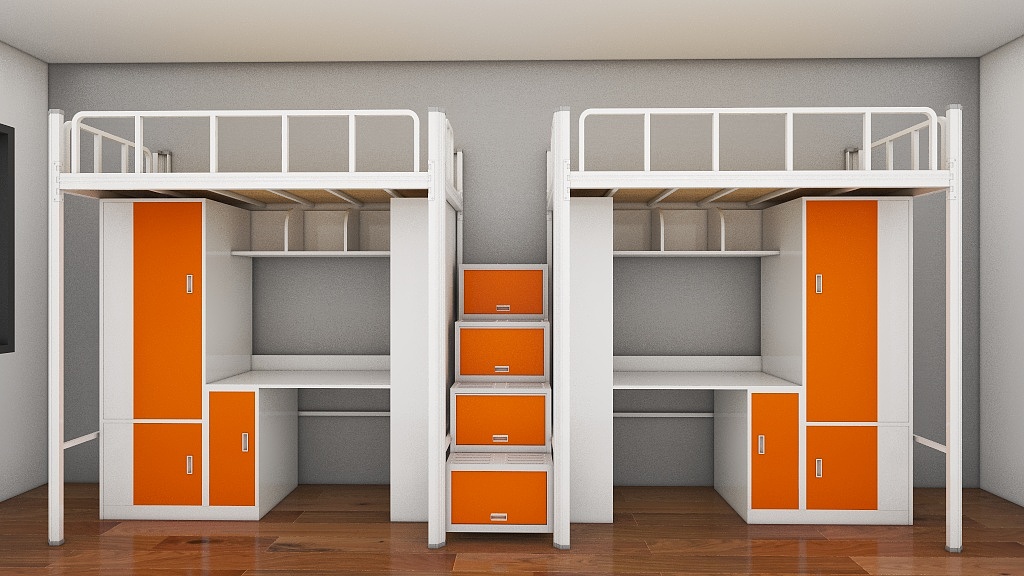 双层铁架床学生