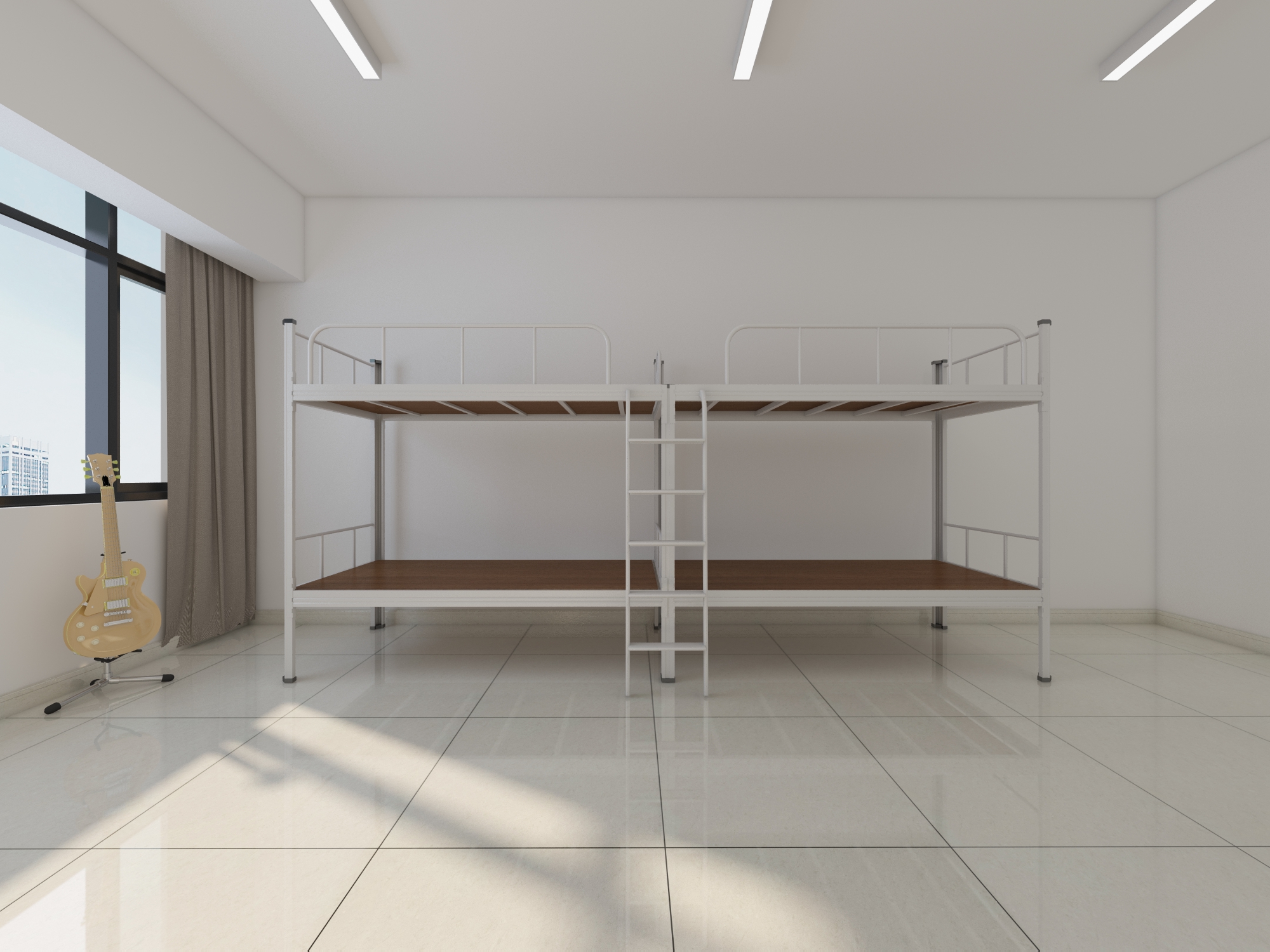 金属双层铁床有什么颜色？