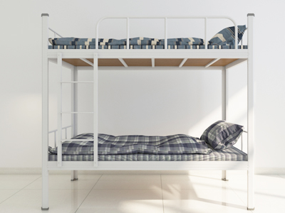 铁制双层床和黄铜双层铁床