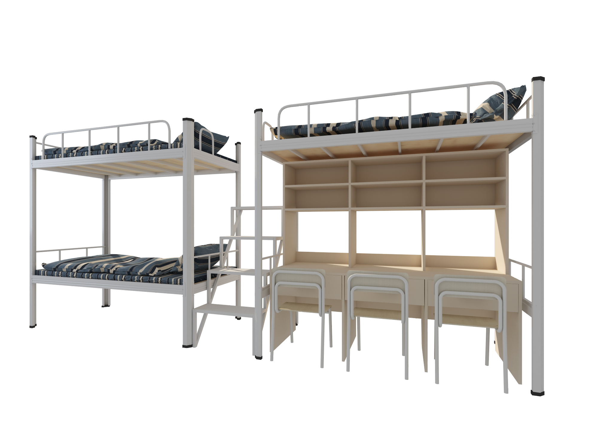 双层床和公寓床的类型展示