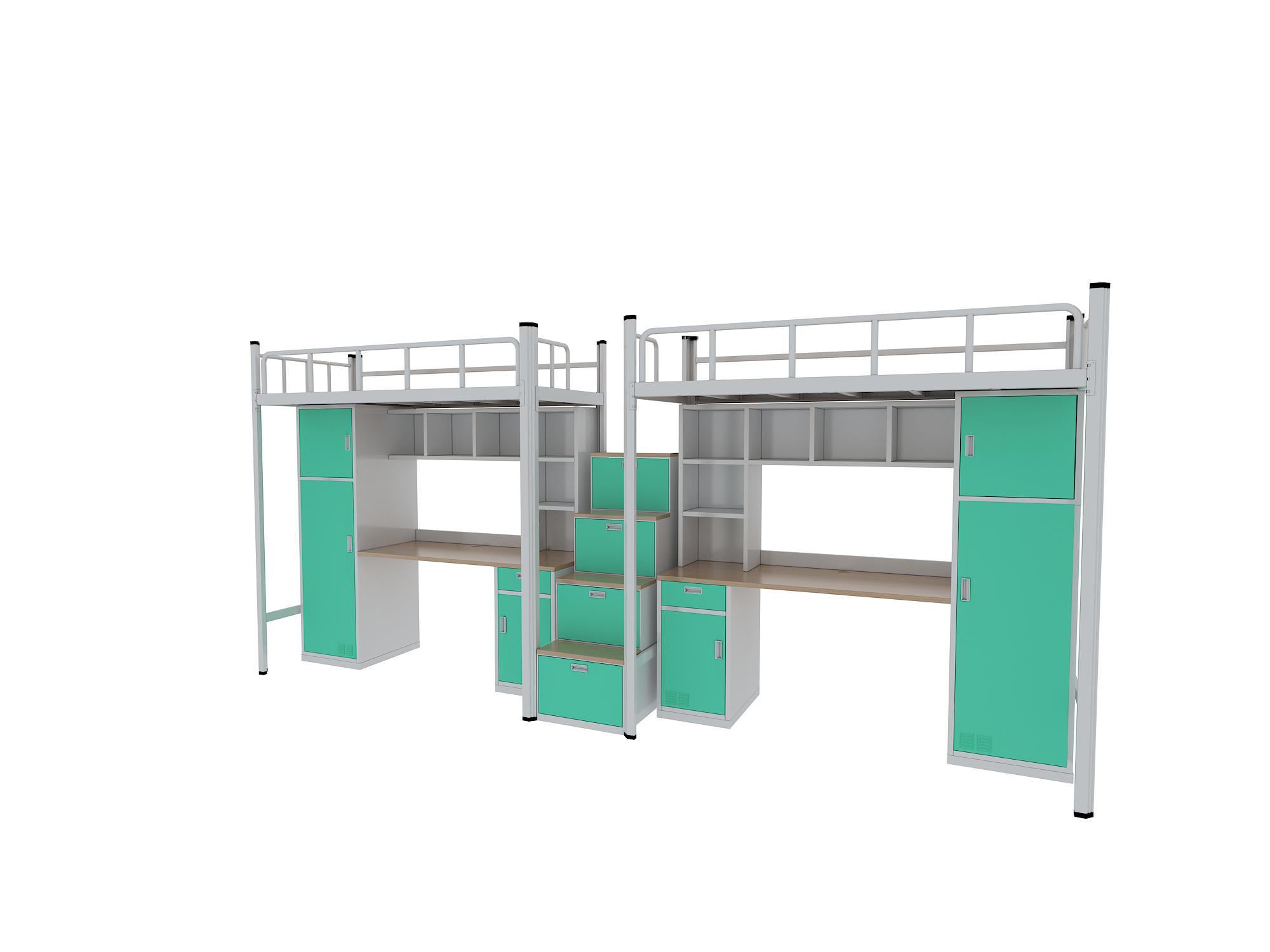 便宜的双层铁架床是什么样子？