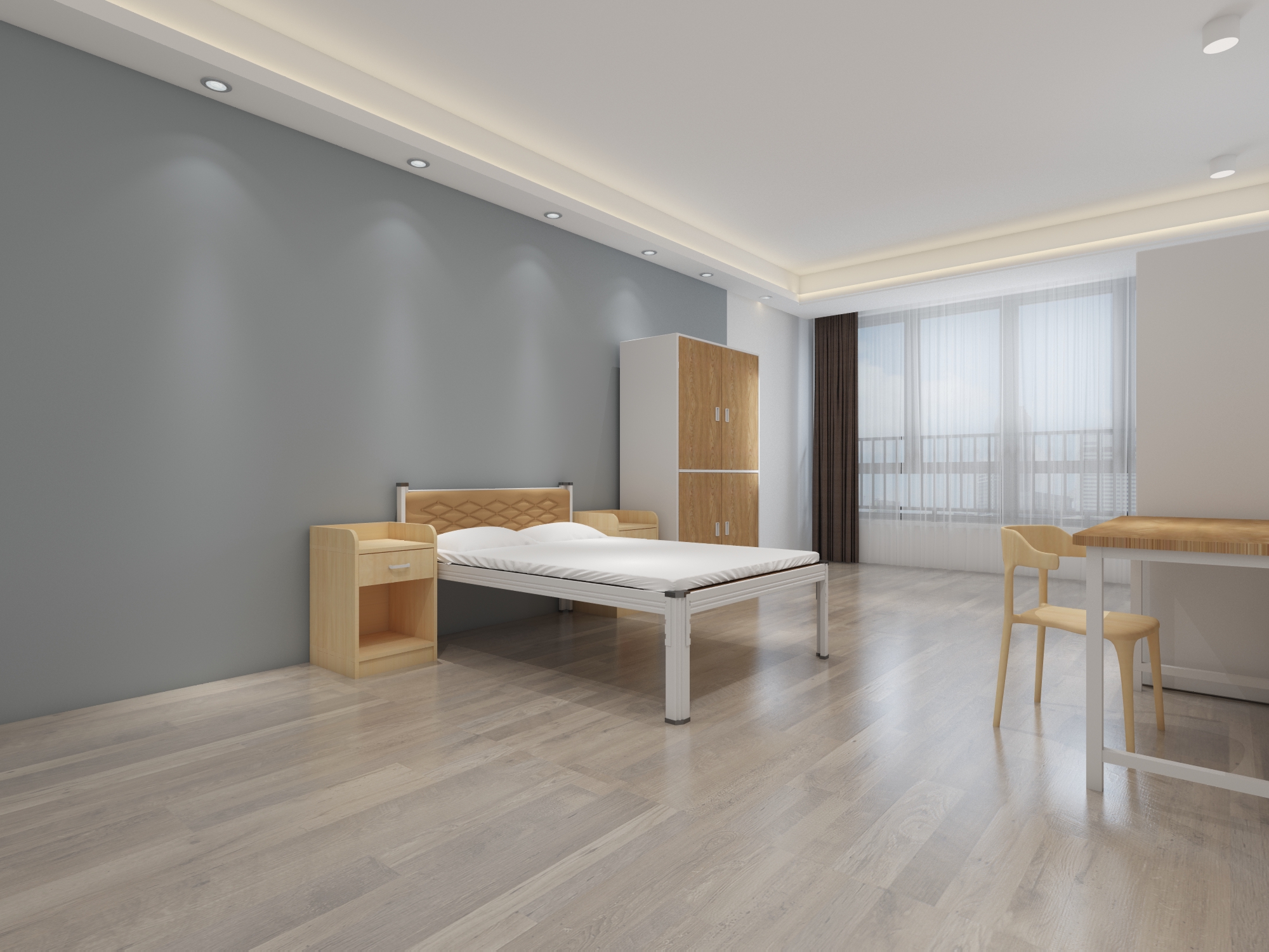 员工上下铺铁床多少钱可以买到