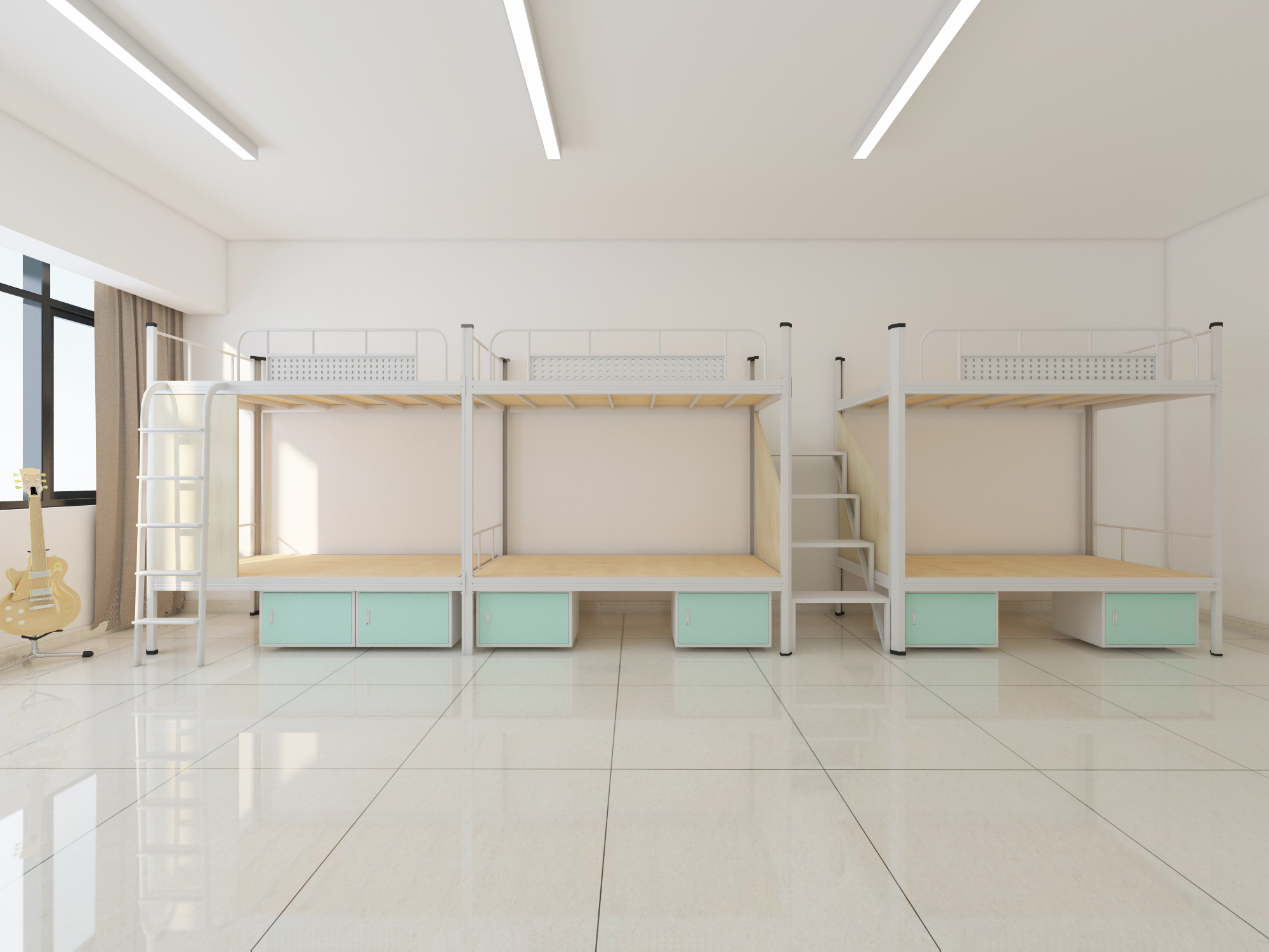 怎样让学生睡双层铁床比较安全？