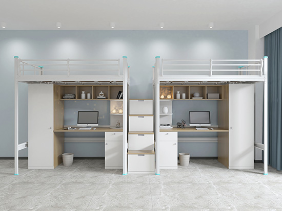 你们睡的上下铺铁床材质是什么？