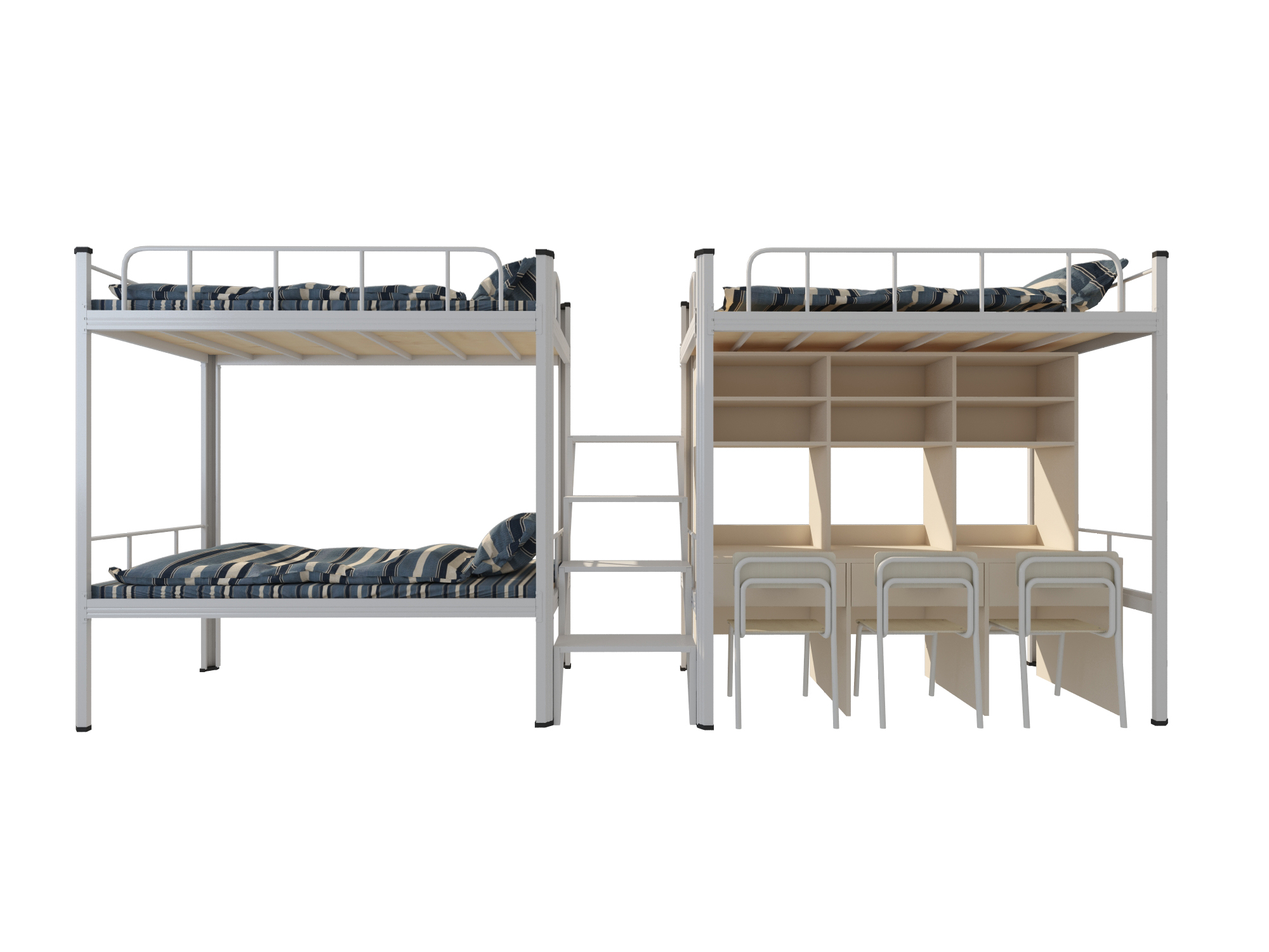 5种上下铺双层铁床的设计想法