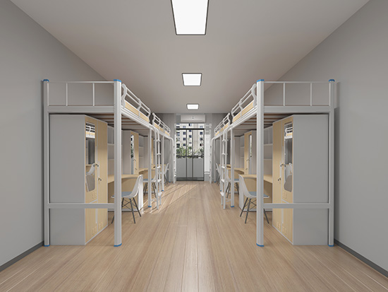 员工宿舍公寓床卧室图片大全