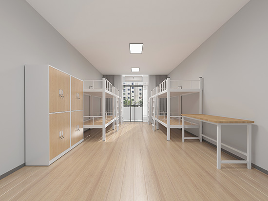 给学校宿舍旧铁床升个级