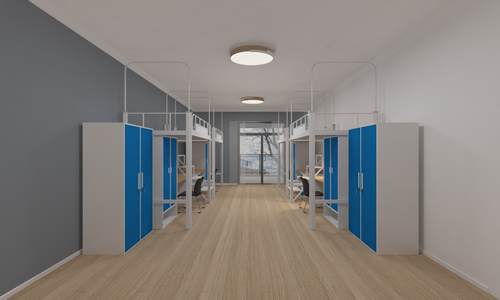 如何给孩子选择一张三人位双层铁床