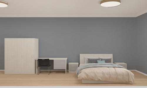 选择双层铁床做为宿舍床的好处