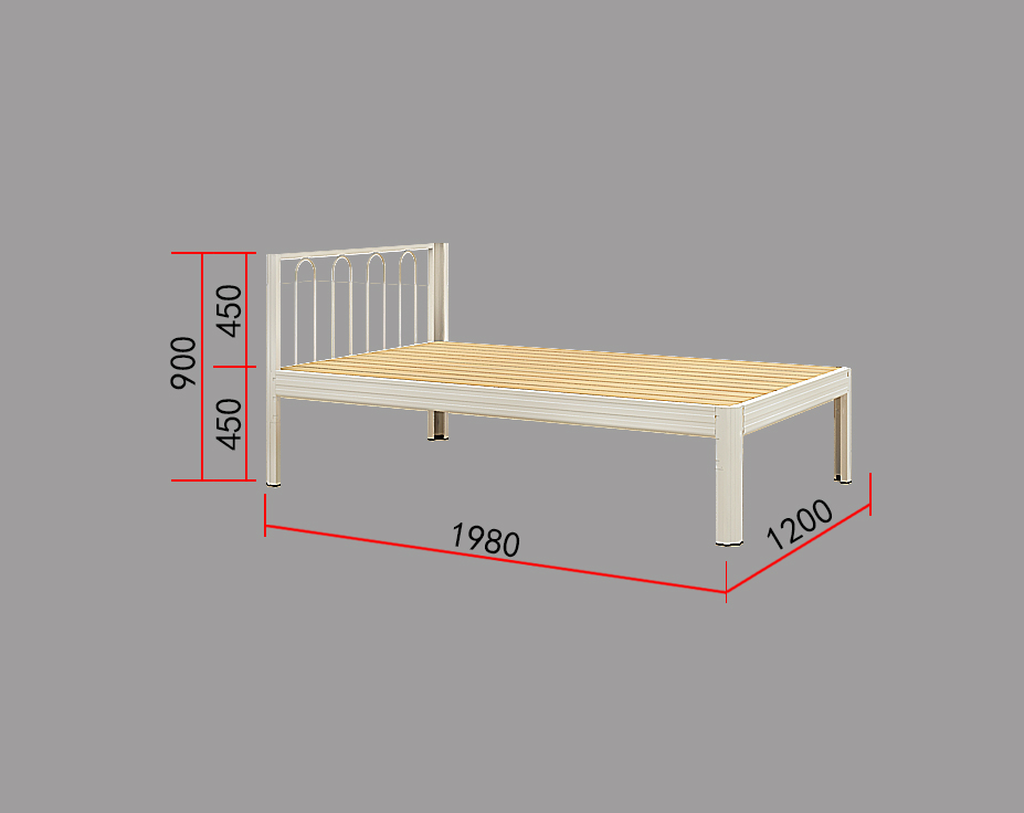 宿舍的上下铺铁床尺寸是多少？