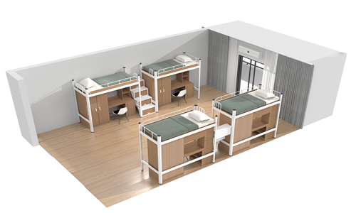 单人双层床 公寓床厂商定制 单人双层床 公寓床厂商定制