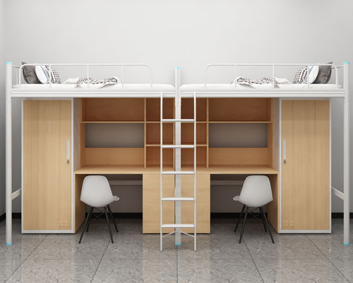 宿舍双层铁床大概多少斤？