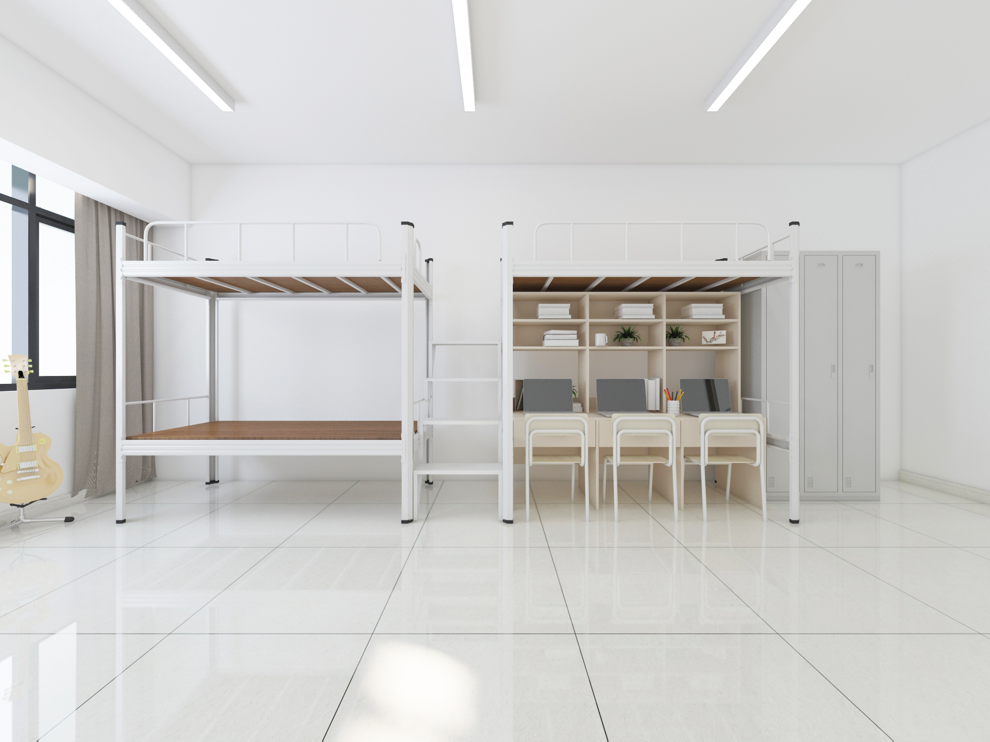 上下铺铁床怎么安装?