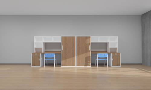 大学生公寓床带柜子好用吗？