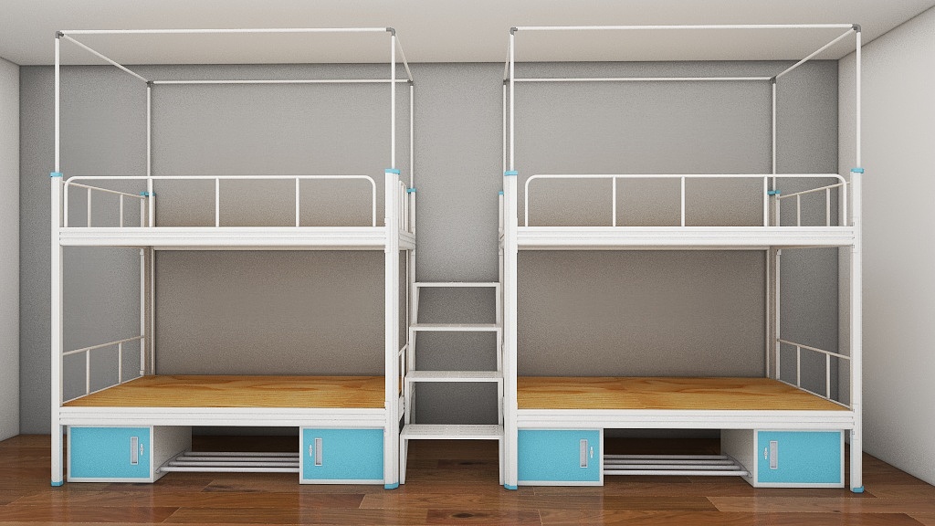 漳州铁架床 铁架高低床定制