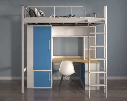 宿舍双层铁床尺寸大小