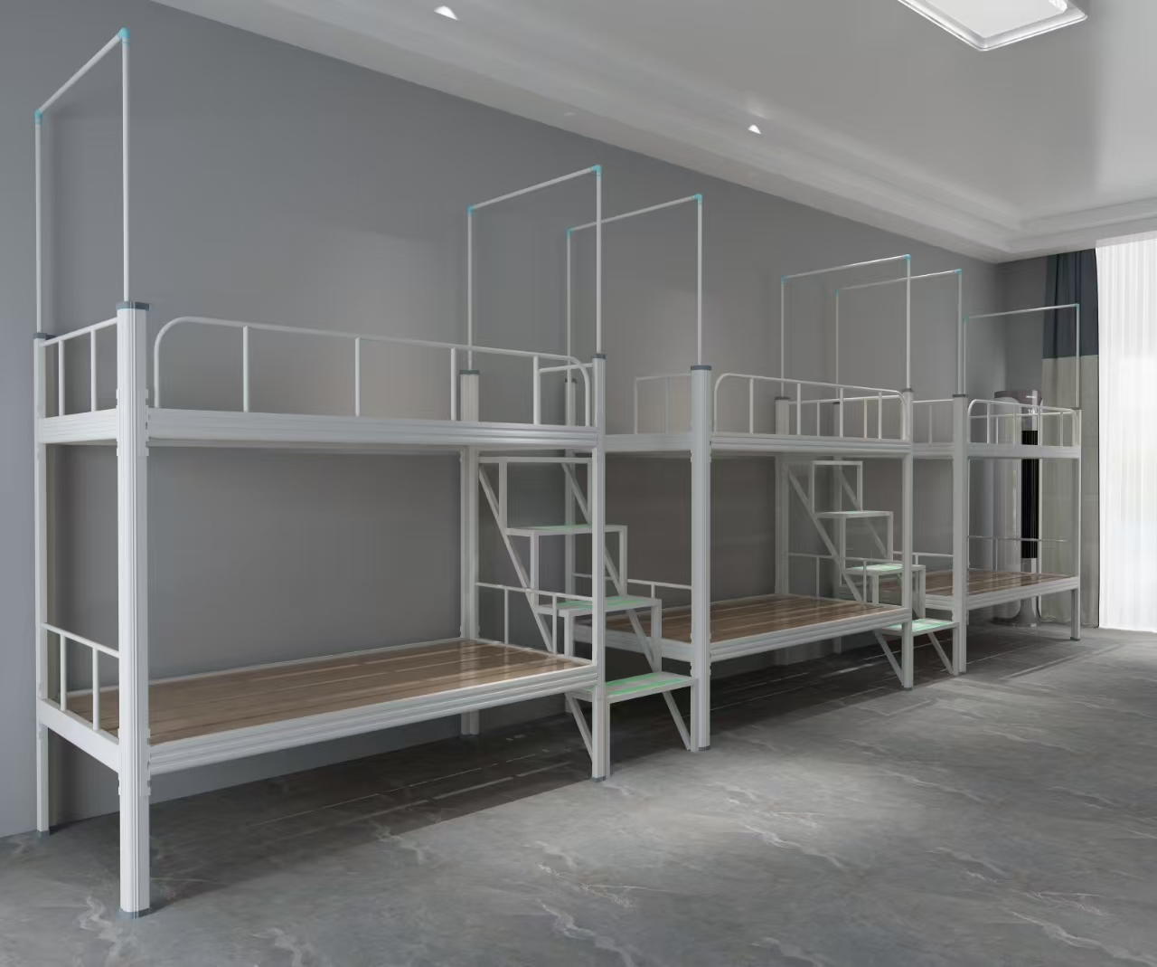 学生宿舍双层铁床的价格