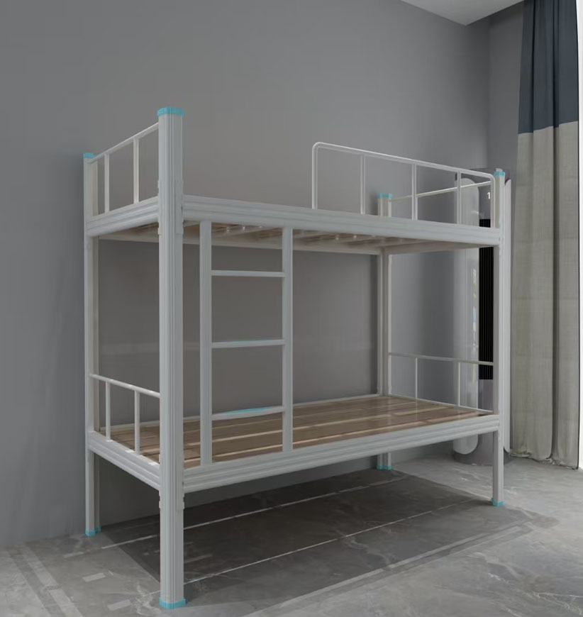 带上下铺床架的宿舍床定制价格分析